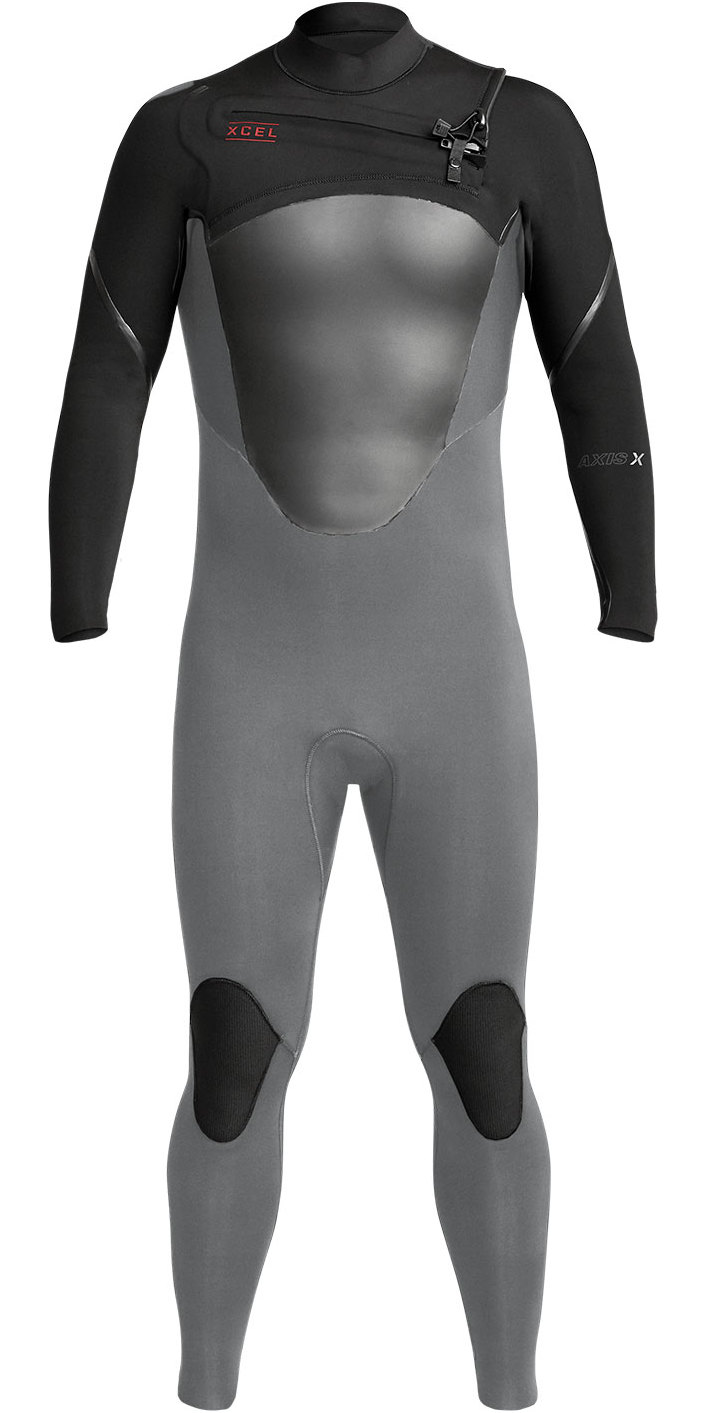 sug＊ 2023 Xcel Mens Axis X 5/4mm Chest Zip Wetsuit MT54Z2S0 - Graphite